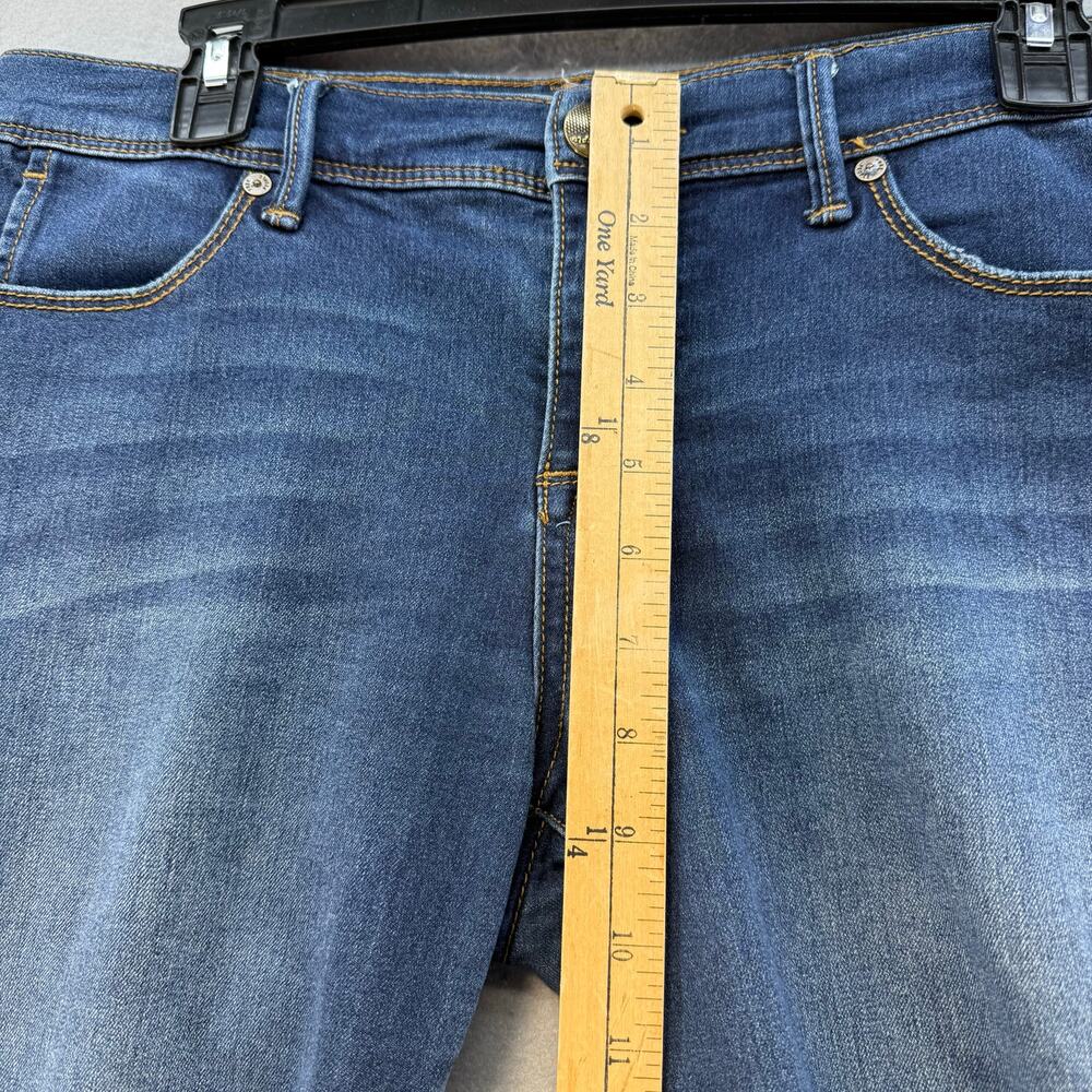 Free People Jeans Women's 29(8) Dark Blue Skinny Mid Rise Fit Minimalist Preppy - Picture 11 of 13